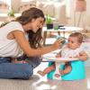 image:imageNuby My Floor Seat  Portable Baby Chair with Soft Foam Cushion Safety Harness and High Back Design  4 Months  PinkAqua
