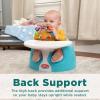 image:imageNuby My Floor Seat  Portable Baby Chair with Soft Foam Cushion Safety Harness and High Back Design  4 Months  PinkAqua