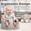 image:imageNuby My Floor Seat  Portable Baby Chair with Soft Foam Cushion Safety Harness and High Back Design  4 Months  PinkGray