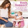 image:imageNuby My Floor Seat  Portable Baby Chair with Soft Foam Cushion Safety Harness and High Back Design  4 Months  PinkPink