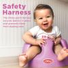 image:imageNuby My Floor Seat  Portable Baby Chair with Soft Foam Cushion Safety Harness and High Back Design  4 Months  PinkPink