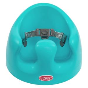 image:imageNuby My Floor Seat  Portable Baby Chair with Soft Foam Cushion Safety Harness and High Back Design  4 Months  PinkAqua