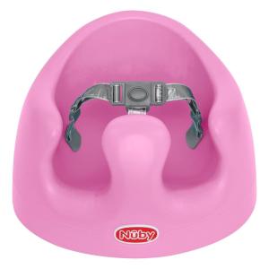 image:imageNuby My Floor Seat  Portable Baby Chair with Soft Foam Cushion Safety Harness and High Back Design  4 Months  PinkPink