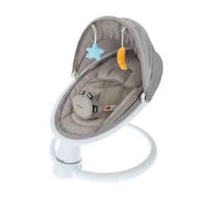 image:imageNuby Baby Swing with Canopy and Remote  5Level Infant Swing with Soothing Sounds and Mobile App Control  09 Months  TanGray