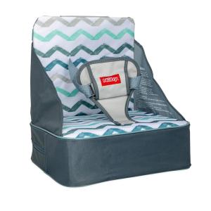 image:imageNuby Easy Go Booster Seat  Travel Booster Seat for Babies and Toddlers with 3Point Harness  9 Months  Beige Safari PrintChevron