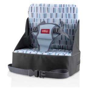 image:imageNuby Easy Go Booster Seat  Travel Booster Seat for Babies and Toddlers with 3Point Harness  9 Months  Beige Safari PrintGray