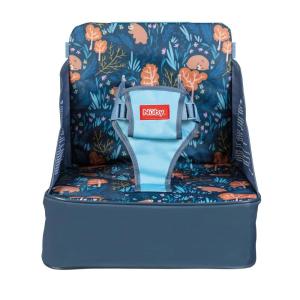 image:imageNuby Easy Go Booster Seat  Travel Booster Seat for Babies and Toddlers with 3Point Harness  9 Months  Beige Safari PrintMulti Color