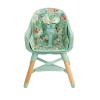 image:imageNuby 4in1 Baby High Chair Seat with Removable Tray  6 Months to 3 Years  Adjustable Toddler Chair for Eating  Holds Up to 60 lbs  GrayGreen