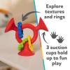 image:imageNuby Silly Three Prong Interactive Suction Toy with Colorful Rings GrayGray