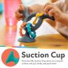image:imageNuby Silly Three Prong Interactive Suction Toy with Colorful Rings GrayGray