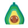 image:imageNuby Soft Silicone Stackable Avocado Interactive Toy  5Piece Toddler Stacking Toy for Early Development  12 MonthsStacking Avocado