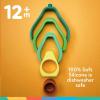 image:imageNuby Soft Silicone Stackable Avocado Interactive Toy  5Piece Toddler Stacking Toy for Early Development  12 MonthsStacking Avocado