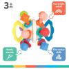 image:imageNuby Twist Ball Teether Activity Toy with Rattle and Fun Bright Colors  Montessori Sensory Toy Develops Fine Motor Skills  3  MonthsTwist Ball Teether