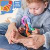 image:imageNuby Twist Ball Teether Activity Toy with Rattle and Fun Bright Colors  Montessori Sensory Toy Develops Fine Motor Skills  3  MonthsTwistaRing Teether and Fidget Toy