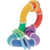 image:imageNuby Twist Ball Teether Activity Toy with Rattle and Fun Bright Colors  Montessori Sensory Toy Develops Fine Motor Skills  3  MonthsTwistaRing Teether and Fidget Toy