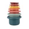 image:imageNuby Soft Silicone Stackable Avocado Interactive Toy  5Piece Toddler Stacking Toy for Early Development  12 MonthsStacking Cups