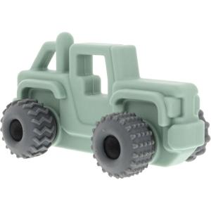 image:imageNuby Silicone Teether Toy for Babies  Textured Teething Green Jeep Car with Moving Wheels  Soothes Sore Gums  Encourages Tactile Development and HandEye Coordination  Ages 6 MonthsGreen Jeep