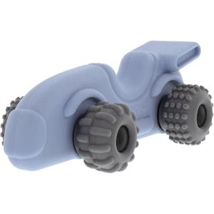 image:imageNuby Silicone Teether Toy for Babies  Textured Teething Green Jeep Car with Moving Wheels  Soothes Sore Gums  Encourages Tactile Development and HandEye Coordination  Ages 6 MonthsBlue Racecar
