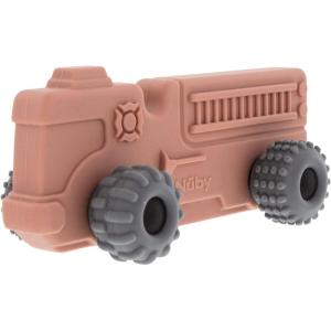image:imageNuby Silicone Teether Toy for Babies  Textured Teething Green Jeep Car with Moving Wheels  Soothes Sore Gums  Encourages Tactile Development and HandEye Coordination  Ages 6 MonthsRed Firetruck