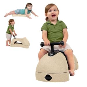 image:imageNuby Boogie Buggy 3in1 Scooter for Kids  Walker Scooter amp Caster Board  Indoor amp Outdoor RideOn Toy for Ages 12 Months  BlueBeige