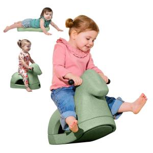 image:imageNuby Rock N Ride Rocking Horse for Kids  Ride Rock amp Scoot Toy for Indoor amp Outdoor Play  Balance amp Coordination Development Toy  Ages 12 Months  Blue HorseGreen