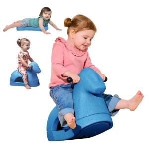 image:imageNuby Rock N Ride Rocking Horse for Kids  Ride Rock amp Scoot Toy for Indoor amp Outdoor Play  Balance amp Coordination Development Toy  Ages 12 Months  Blue HorseBlue
