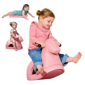 image:imageNuby Rock N Ride Rocking Horse for Kids  Ride Rock amp Scoot Toy for Indoor amp Outdoor Play  Balance amp Coordination Development Toy  Ages 12 Months  Blue HorsePink
