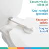 image:imageNuby Child Safety Toilet Lock  Toilet Lid Lock for Baby Proofing  Easy OneHand Operation  Simple Installation  Fits Most Seats1 Pack