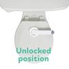 image:imageNuby Child Safety Toilet Lock  Toilet Lid Lock for Baby Proofing  Easy OneHand Operation  Simple Installation  Fits Most Seats1 Pack