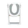 image:imageNuby Step Ladder Toddler Potty Seat for Toilet  AllinOne Kids Potty Training Toilet Seat with Ladder for Toddlers 18 Months  GreyLadder Potty Seat