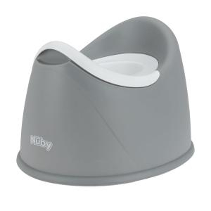 image:imageNuby Beginners Potty Training Seat  Removable Bowl and Integrated Splash Guard  9 Months  Gray