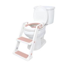 image:imageNuby Step Ladder Toddler Potty Seat for Toilet  AllinOne Kids Potty Training Toilet Seat with Ladder for Toddlers 18 Months  Pink