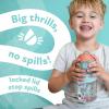 image:imageNuby Thirsty Kids FlipIt Bolt Toddler Cup with PushButton Locking FlipTop and Silicone Spout  12 oz  EasyGrip and SpillResistant  18 Months  SpaceSafari