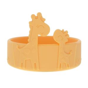 image:imageNuby Animal Friends Silicone and Stainless Steel Fork and Spoon Set  12 Months  Green GiraffeYellow Giraffe