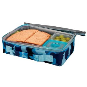 image:imageNuby Lunchbox with Insulated Travel Bag  Bento Lunch Box  3 Years  Galactic Design  Back to School EssentialsSharks
