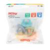image:imageNuby 3D Sili Soother Pacifiers with Soft Handle and Two Safety Air Holes 2 Pack 0 Months Blue Spaceship and Gray MustacheBoy