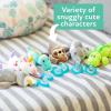 image:imageNuby Calming Natural Flex Snuggleez Pacifier with Plush Combo Set for Cuddling with Comfort FlamingoAlligator