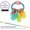 image:imageNuby Ice Gel Teether Keys  Silicone Soothing Baby Teether Toys for Infants  Gentle for Sore Gums Colorful and Fun Toys  Safe and Durable Infant Baby Teething Toy  PinkBlue