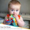 image:imageNuby Ice Gel Teether Keys  Silicone Soothing Baby Teether Toys for Infants  Gentle for Sore Gums Colorful and Fun Toys  Safe and Durable Infant Baby Teething Toy  PinkBlue