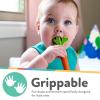 image:imageNuby NanaNubs Banana Massaging Toothbrush and Carrot Teether  2 Pack Baby Teething Toys for 3 MonthsCarrot Tube Teether  Carrot Massaging Teether