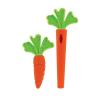 image:imageNuby NanaNubs Banana Massaging Toothbrush and Carrot Teether  2 Pack Baby Teething Toys for 3 MonthsCarrot Tube Teether  Carrot Massaging Teether