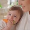 image:imageNuby NanaNubs Banana Massaging Toothbrush and Carrot Teether  2 Pack Baby Teething Toys for 3 MonthsCarrot Tube Teether  Carrot Massaging Teether