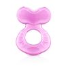 image:imageNuby Silicone TeetheEEZ Teether with Bristles Includes Hygienic Case BluePink