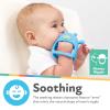 image:imageNuby Silicone Wrist Teething Mitten  Baby Teether Ring  3 Months  Coral BearBrown Bear