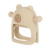 image:imageNuby Silicone Wrist Teething Mitten  Baby Teether Ring  3 Months  Coral BearBrown Bear