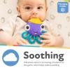 image:imageNuby VibeEEZ Vibrating Teether  Battery Powered  Textured Surface and Easy to Grasp Toy for Baby Teething Relief  3 Months  OctopusOctopus