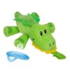 image:imageNuby Calming Natural Flex Snuggleez Pacifier with Plush Combo Set for Cuddling with Comfort FlamingoAlligator