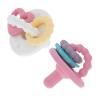 image:imageNuby Charms Silicone Infant Pacifier and Teether  2 Pack  0 Months  Yellow and BluePink  White
