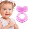 image:imageNuby Silicone TeetheEEZ Teether with Bristles Includes Hygienic Case BluePink