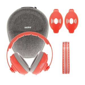 image:imageNuby Soft Sounds 2in1 NoiseCanceling Baby Earmuffs with Travel Case  Adjustable Noise Protection for Infants and Toddlers  BlueOrange